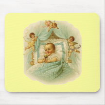 Vintage Baby & Cherubs Mouse Pad