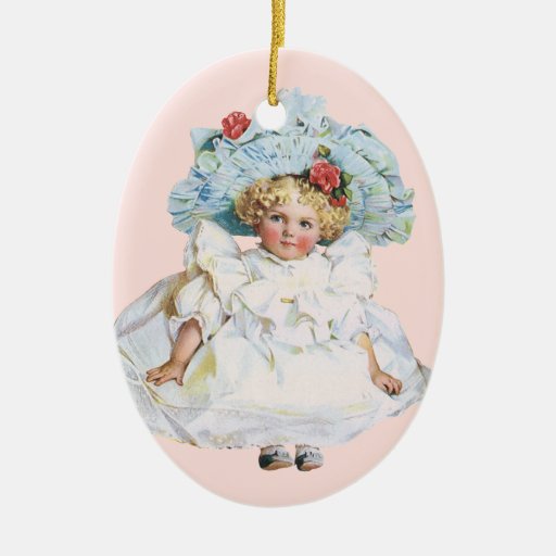 vintage baby girl doll easter dress and hat double sided vintage baby girl doll easter dress and hat double sided