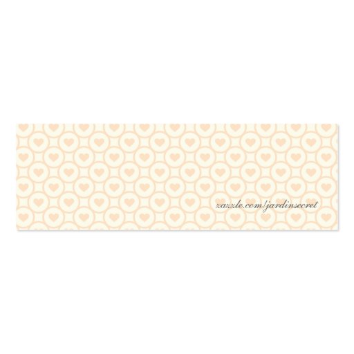 Vintage Baby Girl Mail Box Baby Shower Favor Tag Business Card (back side)