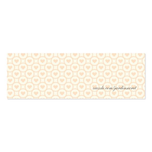 Vintage Baby Girl Mail Box Baby Shower Favor Tag Business Card (back side)