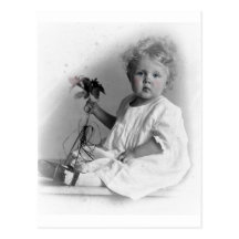 Vintage Baby Rosy Cheeks Post Card