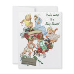 Vintage Baby Shower Invitation