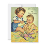 Vintage Baby Shower Invitation