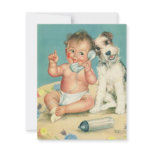 Vintage Baby Shower Invitation