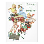 Vintage Baby Shower Invitation
