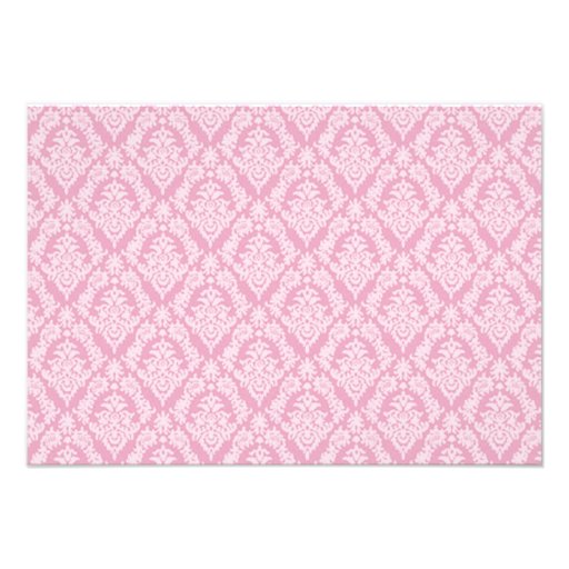 Vintage Baby Shower Pink Invitation