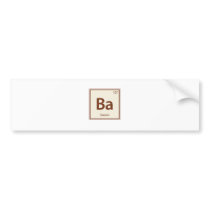 Vintage BACON Periodic Table Bumper Stickers