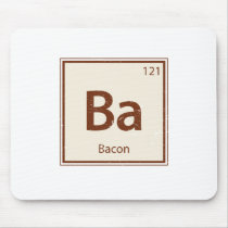 Vintage BACON Periodic Table Mouse Pad
