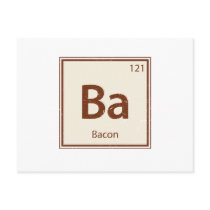 Vintage BACON Periodic Table Post Cards