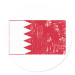 Vintage Bahrain Round Sticker
