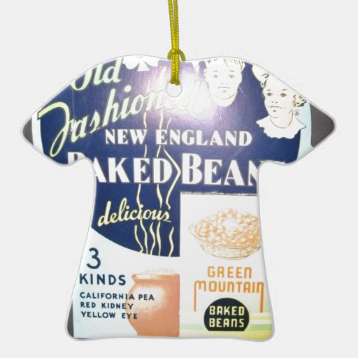 Vintage Baked Beans Christmas Tree Ornament