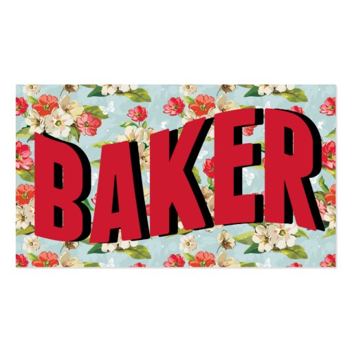 Vintage Baker Business Cards
