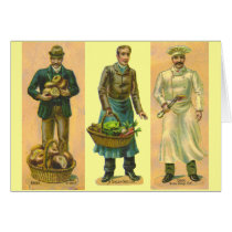 Vintage Baker Grocer Cook Cards