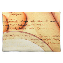 Vintage baking place mat