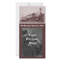 Vintage Baldwin Locomotive Photocard Photo Card