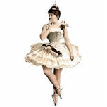 Vintage Ballerina Ornament Acrylic Cut Out