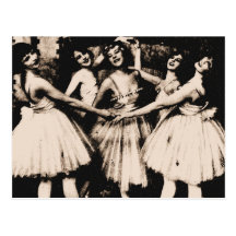 Vintage Ballet Postcard