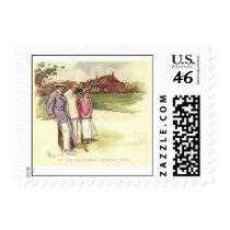 Vintage Baltusrol Country Club Postage Stamp