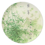 Vintage Bamboo Plate