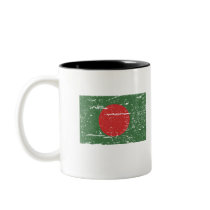 Vintage Bangladesh Flag Coffee Mugs