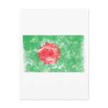 Vintage Bangladesh Flag Postcard