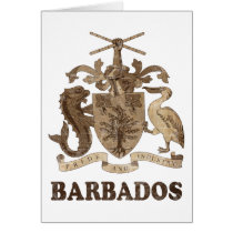 Vintage Barbados Greeting Card
