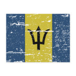 Vintage Barbados Flag Postcards