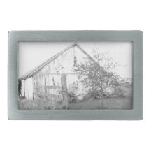 Vintage Barn Rectangular Belt Buckles