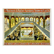 Vintage Barnum & Bailey Greatest Show on Earth posters by scenesfromthepast Vintage Barnum & Bailey Greatest Show on Earth posters