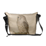 Vintage Barred Owl Commuter Bag