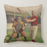 Vintage Baseball American MoJo Pillow
