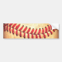 sports, baseball, custom, vintage, funny, cool, retro, customize, original, sport, bumper sticker, Bumper Sticker with custom graphic design