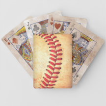 Vintage baseball ball card decks