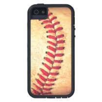 baseball, sport, funny, vintage, cool, retro, leather, game, league, lace, red, cover, xtreme iphone 5 case, iphone case, [[missing key: type_casemate_cas]] with custom graphic design