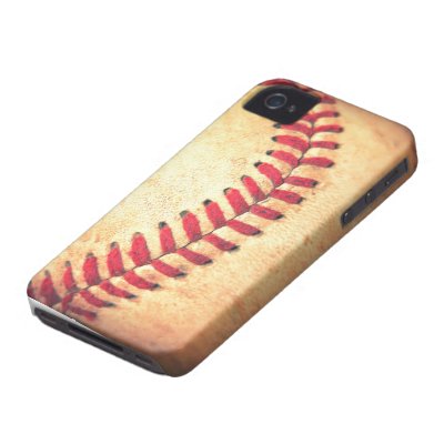 Vintage baseball ball case-mate iphone 4 case