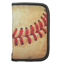 Vintage baseball ball folio planner