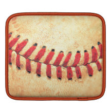 Vintage baseball ball iPad sleeves