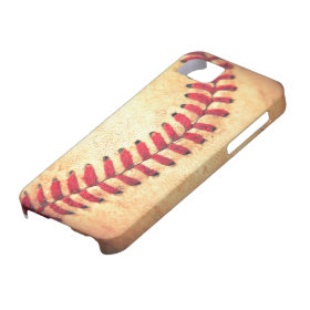 Vintage baseball ball iPhone 5 case