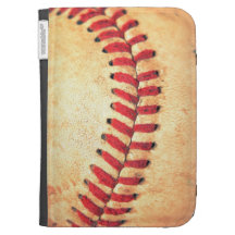 Vintage baseball ball kindle folio cases