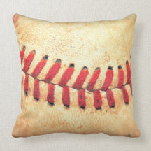 Vintage baseball ball pillows