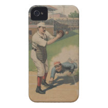 Vintage Baseball Barely There™ iPhone 4 Iphone 4 Cases