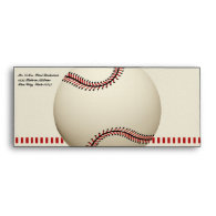 Vintage Baseball Envelope