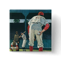 Vintage Baseball Players Pin