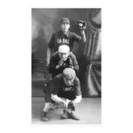 Vintage Baseball Players circa Early 1900s print