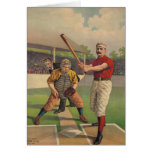 Vintage Baseball Poster Card