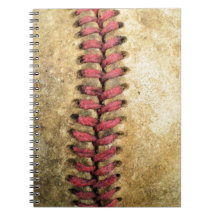 Vintage Baseball Spiral Note Books