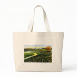 Vintage Baseball Stadium, Bronx, New York Tote Bags