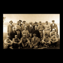 Vintage Baseball Team posters by scenesfromthepast Vintage Baseball Team posters