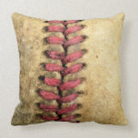Vintage Baseball Throw Pillow