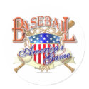 Vintage Baseball USA Shield stickers by klclewis Vintage Baseball USA Shield stickers